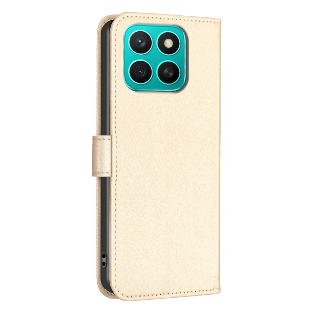 Clover könyv tok Honor X8c-hez - arany színű