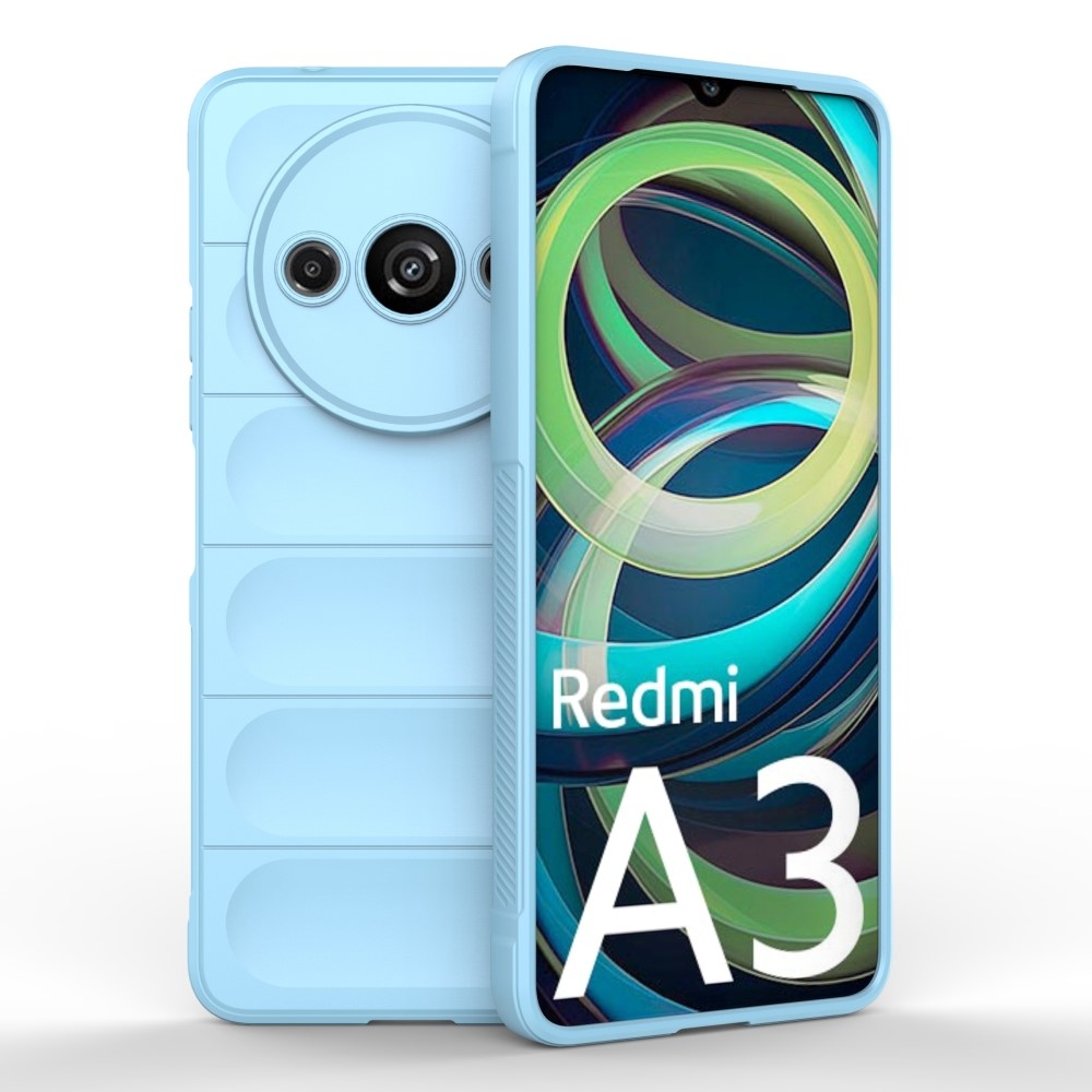 Rugg tartós zselés tok Xiaomi Redmi A3-hoz - világoskék színű