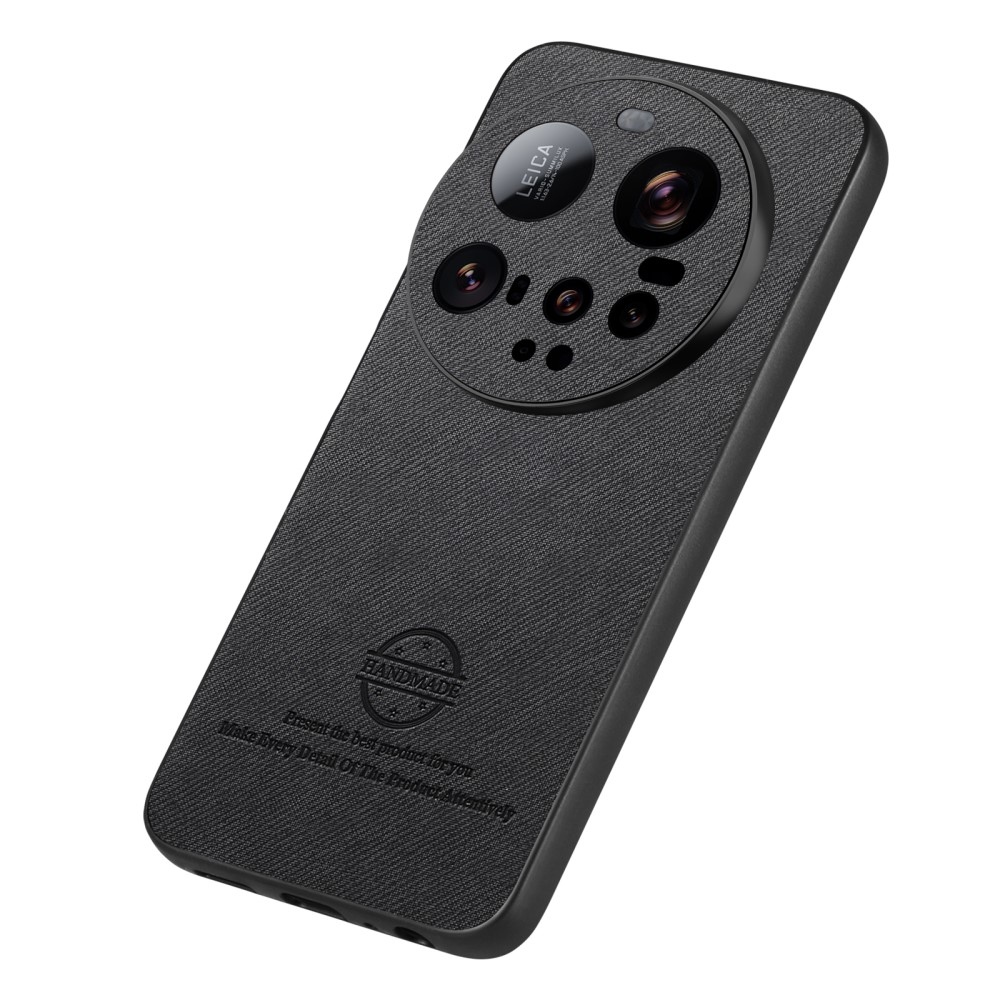 Kézműves zselés tok műbőrrel a Xiaomi 15 Ultra - fekete