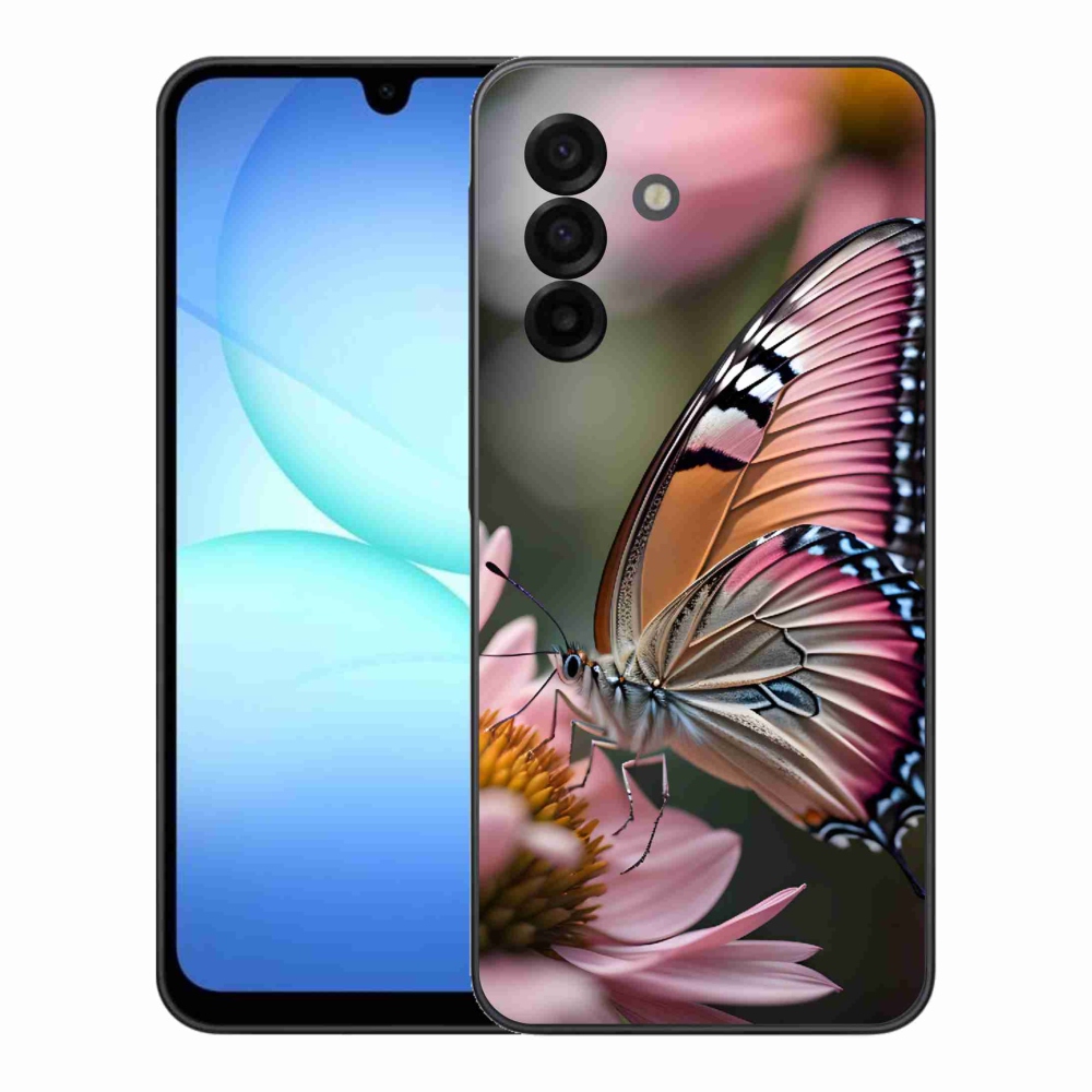 Gél védőhuzat mmCase Samsung Galaxy A17 4G/5G - színes pillangó