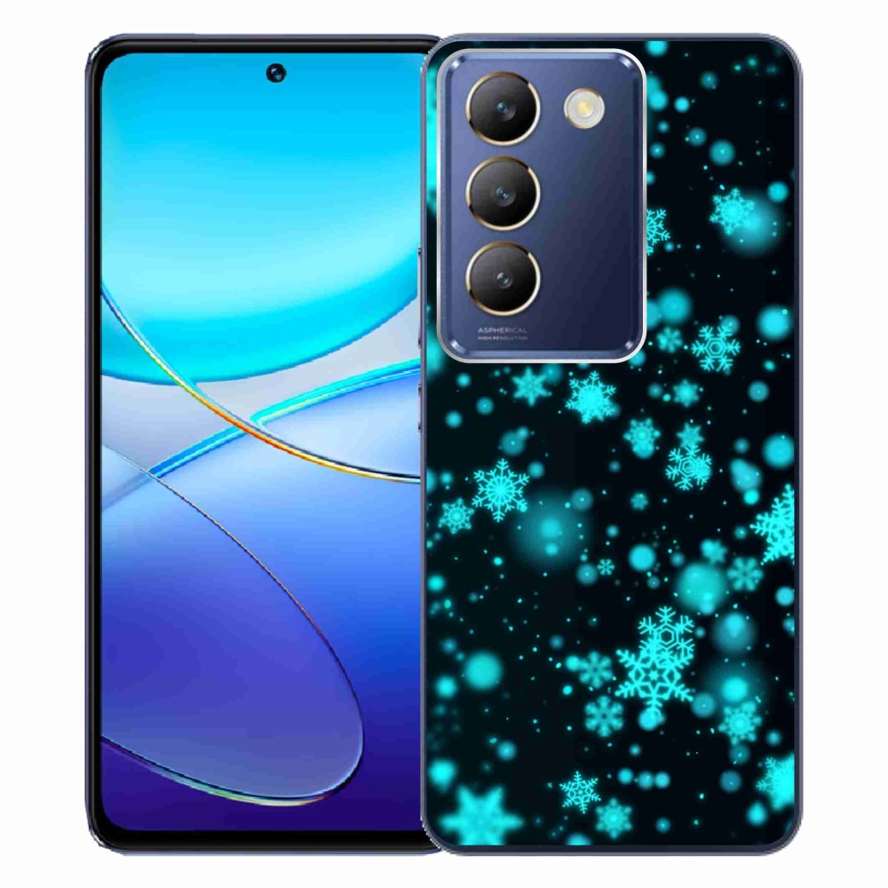 Gél borítás mmCase a Vivo V40 SE 4G/5G készülékhez - hópelyhek 1