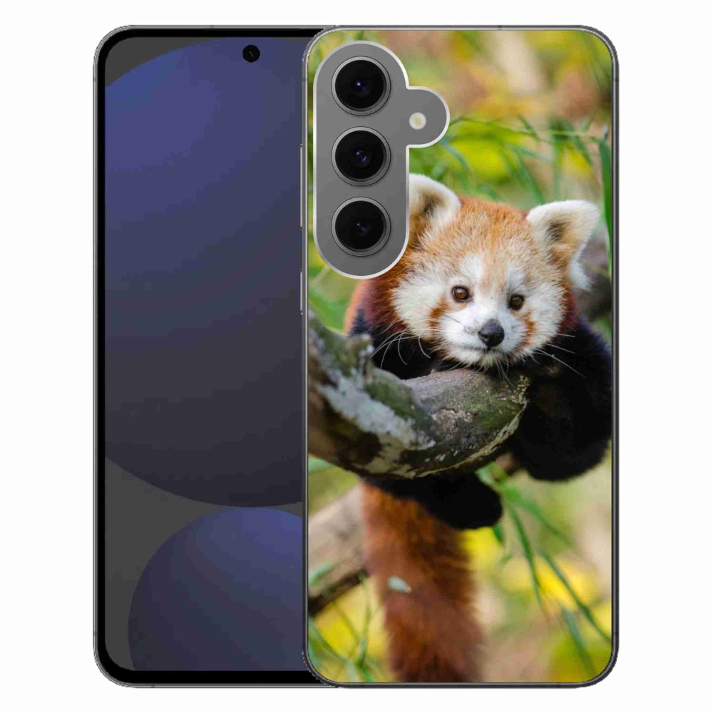 Gél védőhuzat mmCase Samsung Galaxy S24 FE készülékhez - pandavörös