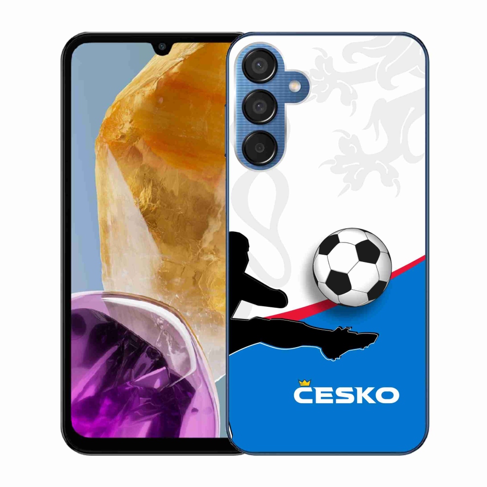Gél borítás mmCase Samsung Galaxy M15 5G - futball Csehország 3