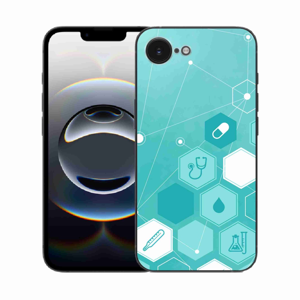 Zselés borítás mmCase iPhone 16e készülékhez - egészség 3