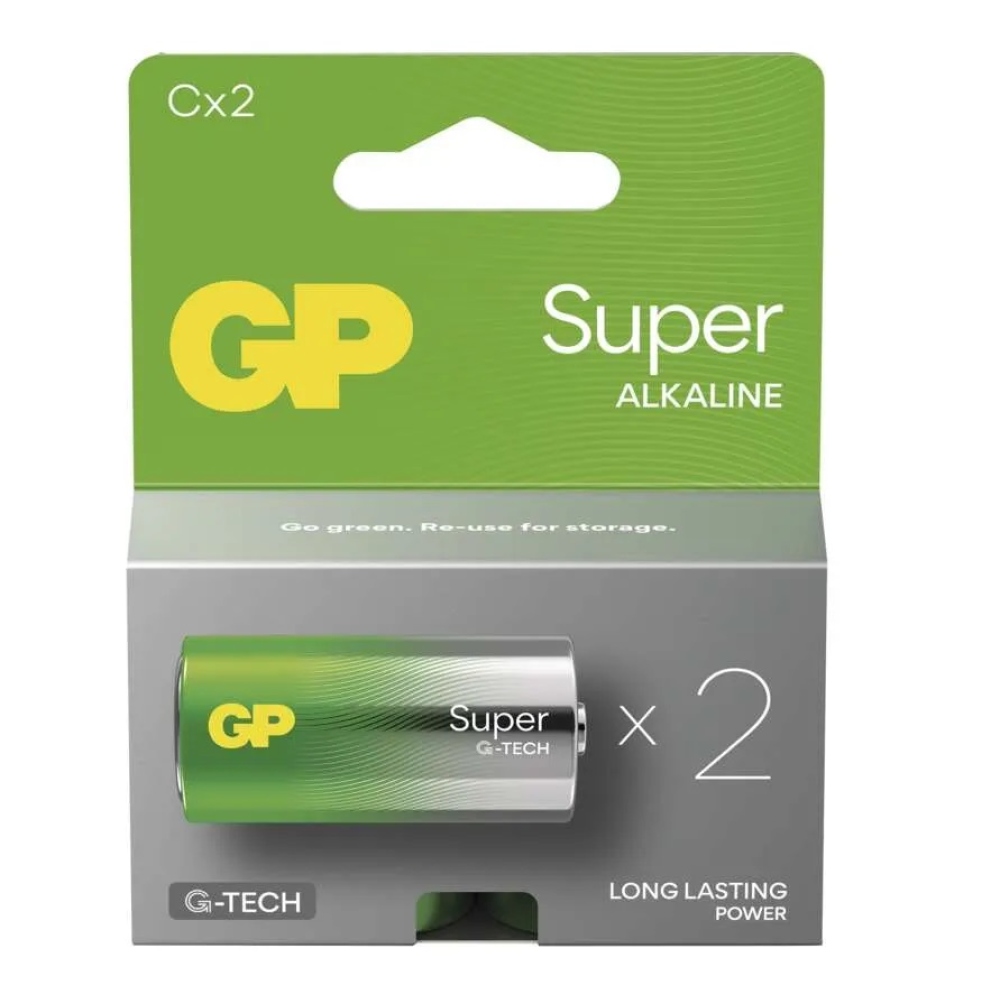 Alkalikus elem GP Super C (LR14) - 2db