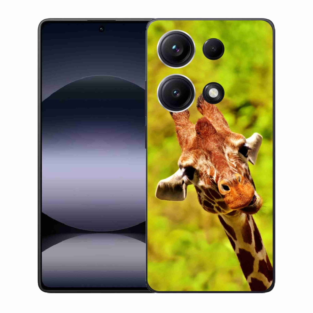 Gél borítás mmCase a Xiaomi Redmi Note 14S-hez - zsiráf