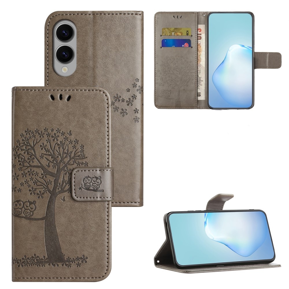 Fa könyv tok Samsung Galaxy S25 Edge készülékhez - szürke