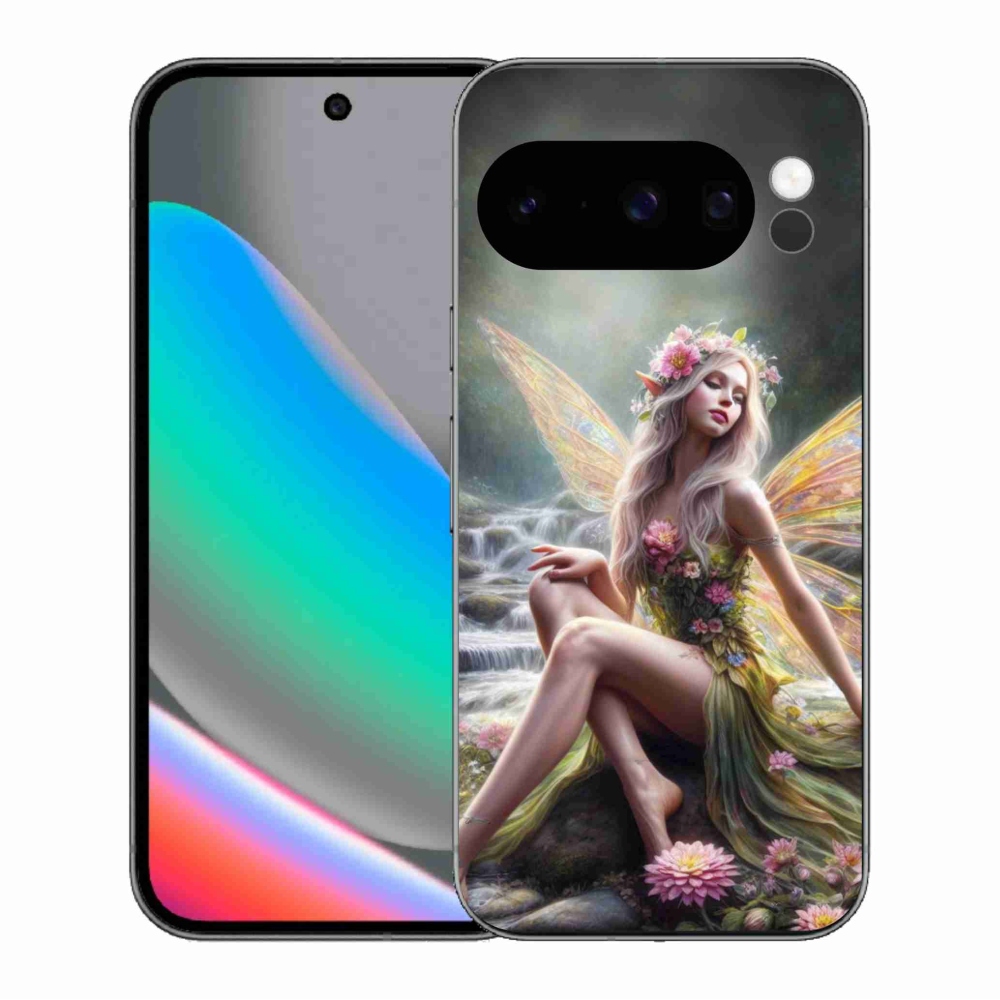 Zselés borítás mmCase a Google Pixel 10 Pro számára - pillangó nő 1