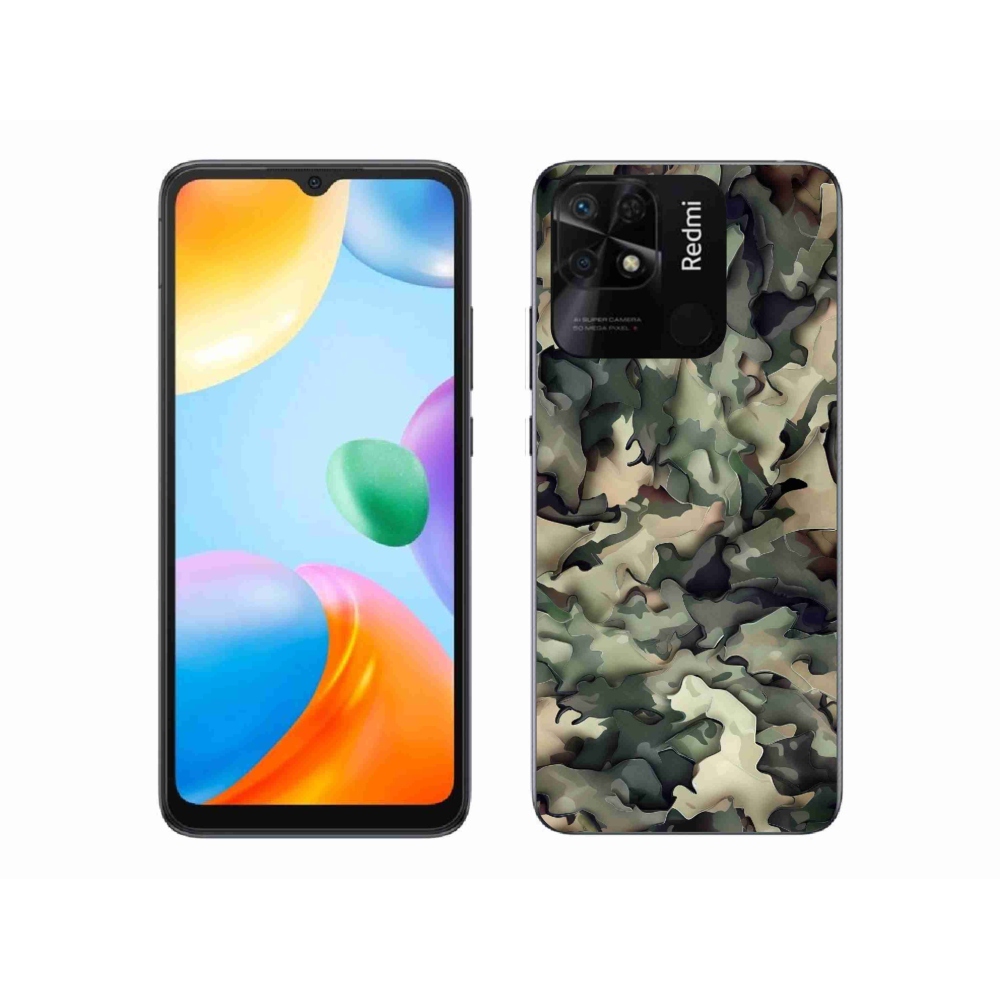 Gél borítás mmCase a Xiaomi Redmi 10C-hez - terepszínű minta 9