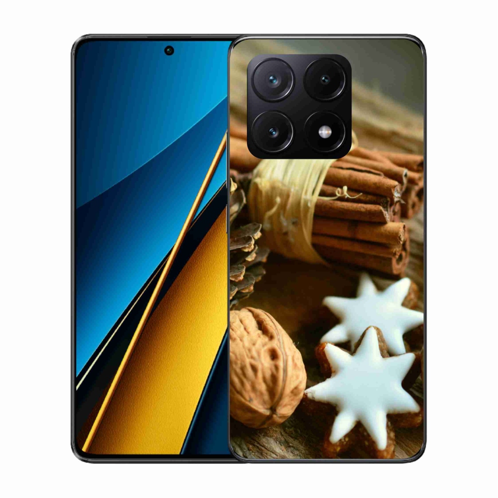 Gél borítás mmCase a Xiaomi Poco X6 Pro 5G számára - fahéj és mézeskalács