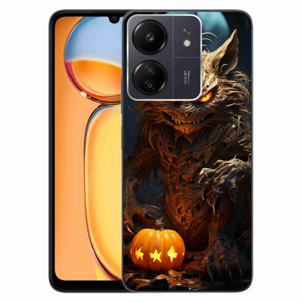 Gél borítás mmCase a Xiaomi Poco C65/Redmi 13C - Halloween szörnyeteghez