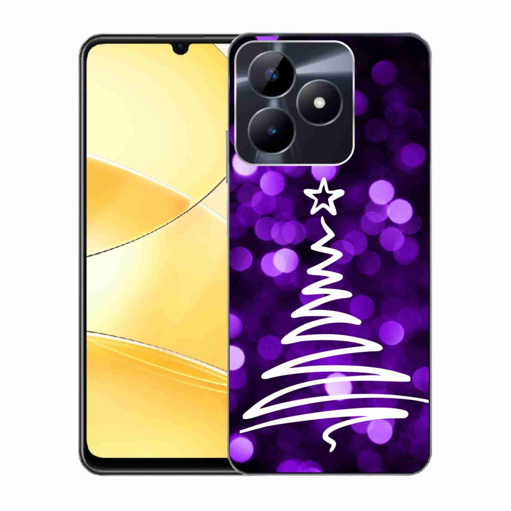 Zselés borítás mmCase a Realme C51/C53 készülékhez - fa