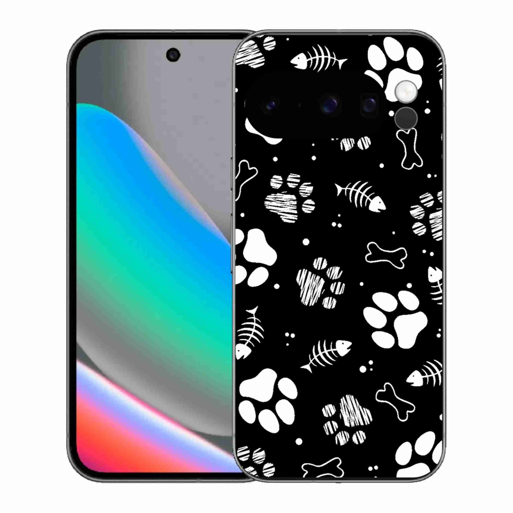 Gél borítás mmCase a Google Pixel 10 Pro számára - kutyamancsok