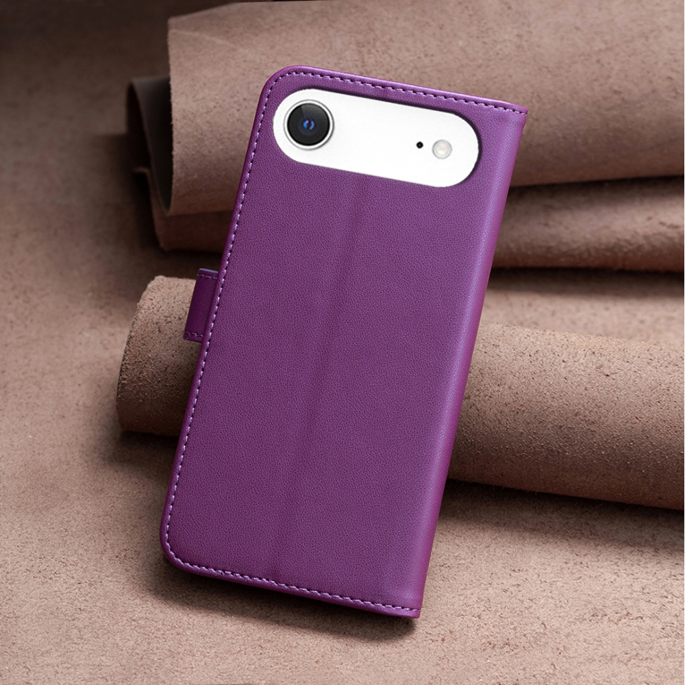 BNF könyvtáska iPhone 17 Air készülékhez - sötétlila