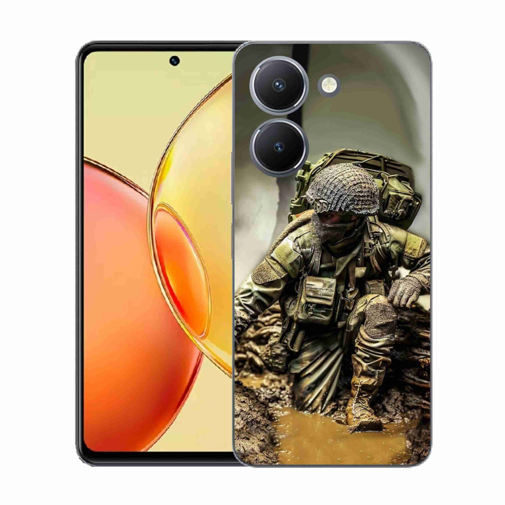 Zselés borítás mmCase a Vivo Y36-hoz - katona