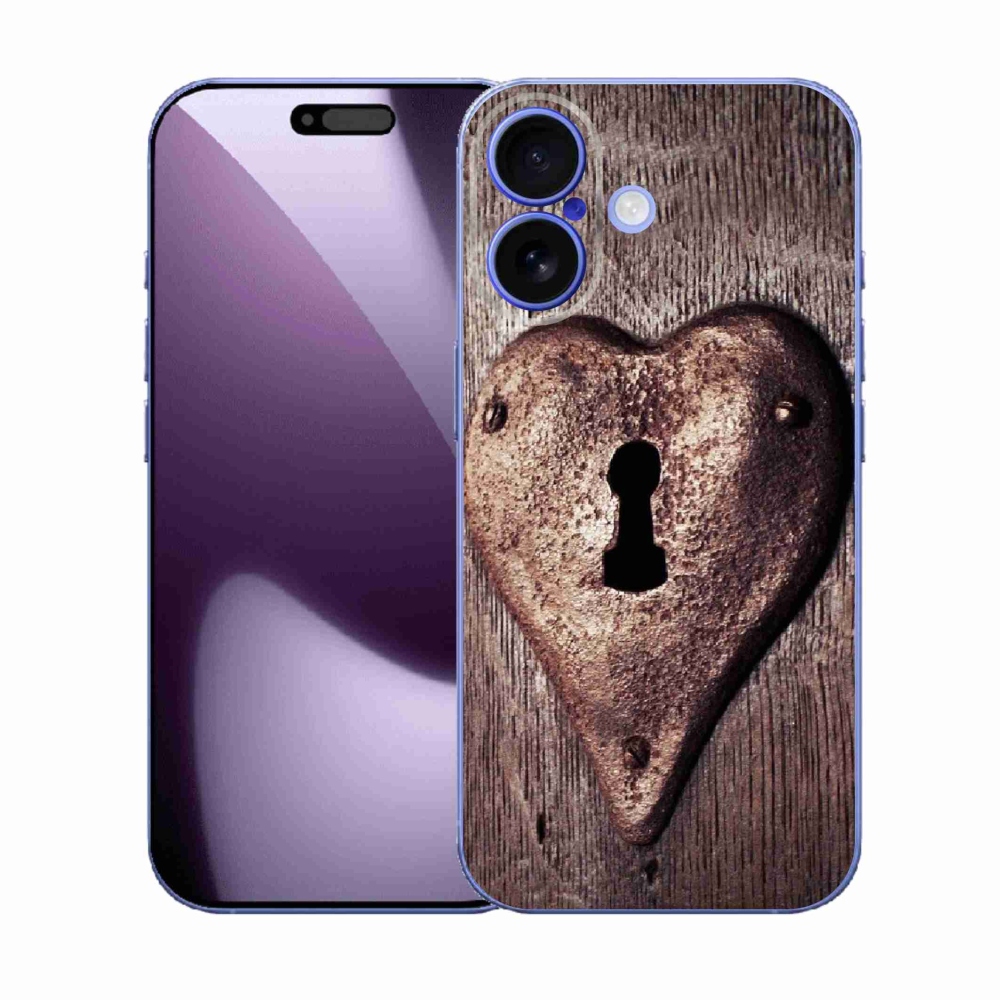 Gél borítás mmCase iPhone 17 készülékhez - szív alakú zár