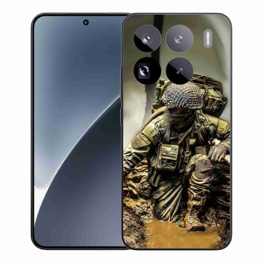 Gél borítás mmCase a Xiaomi 15 Pro-hoz - katona