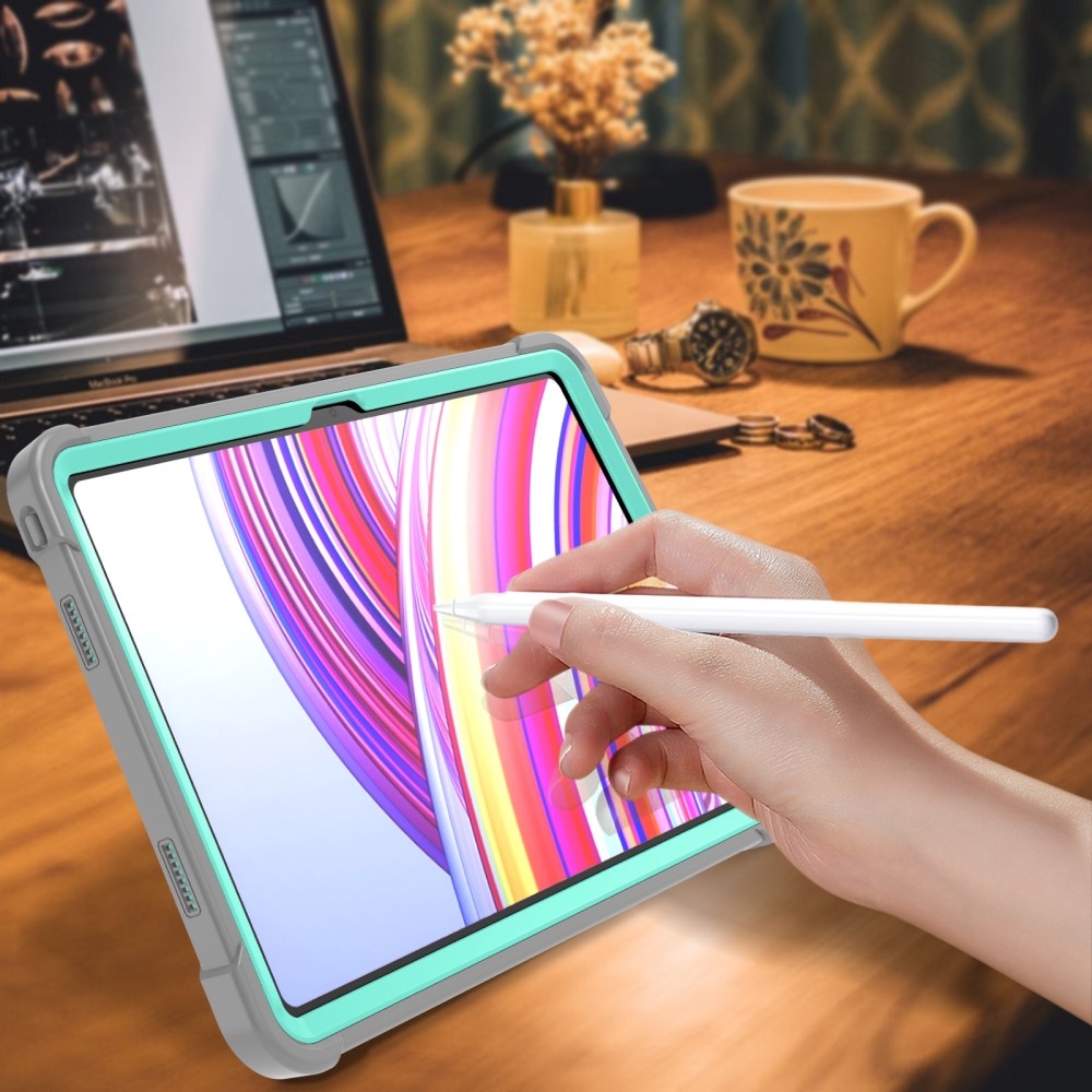 Kick tartós hibrid tok a Xiaomi Redmi Pad Pro 4G/5G-hez - szürke/menthol