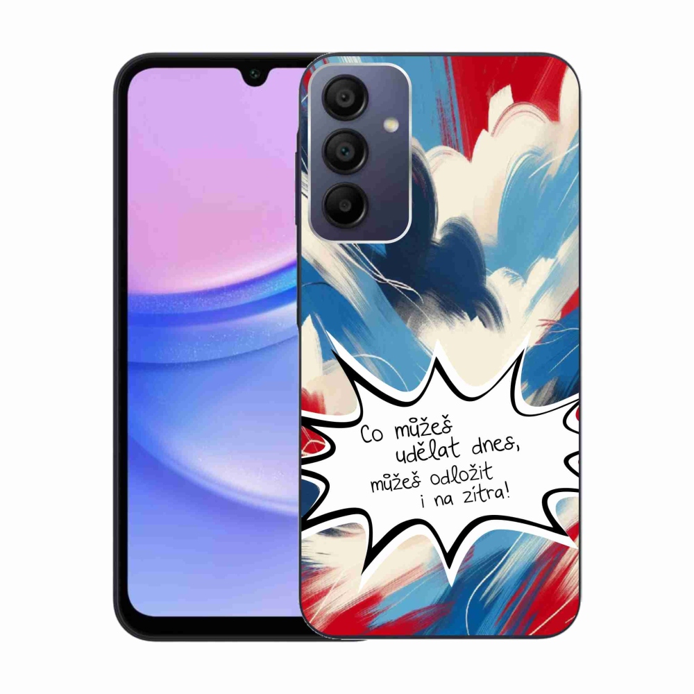 Gél borító mmCase Samsung Galaxy A15 4G/5G - vicces szöveg 9 fehér háttér