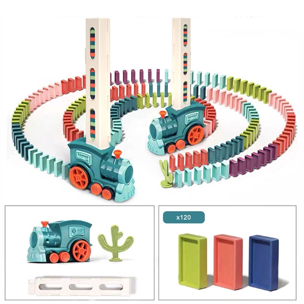 Elektromos dominó automata kockaelhelyezéssel – 120 db