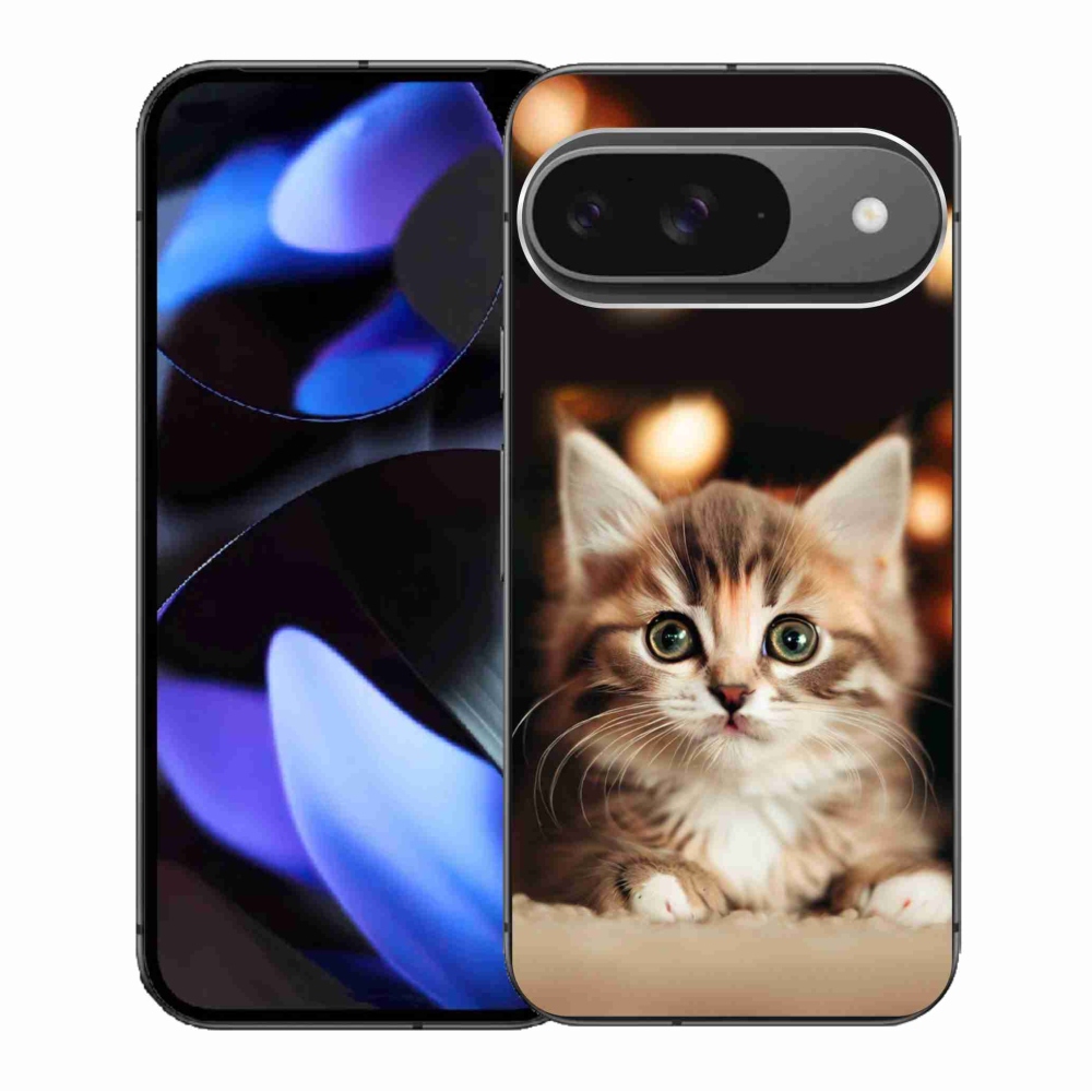 Gél borítás mmCase a Google Pixel 9/9 Pro számára - aranyos cica 2