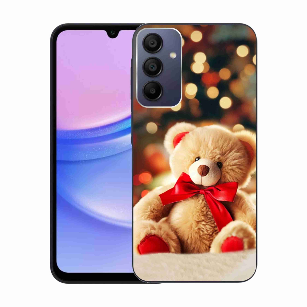 Gél védőhuzat mmCase Samsung Galaxy A15 4G/5G - mackó - Samsung Galaxy A15 4G/5G - mackó