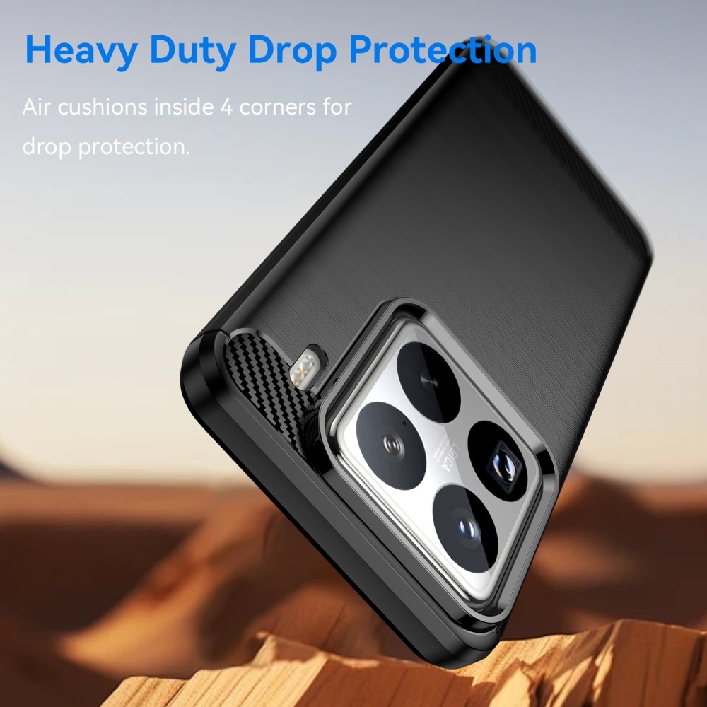 Szénálló zselés tok Xiaomi 15 Pro-hoz - fekete