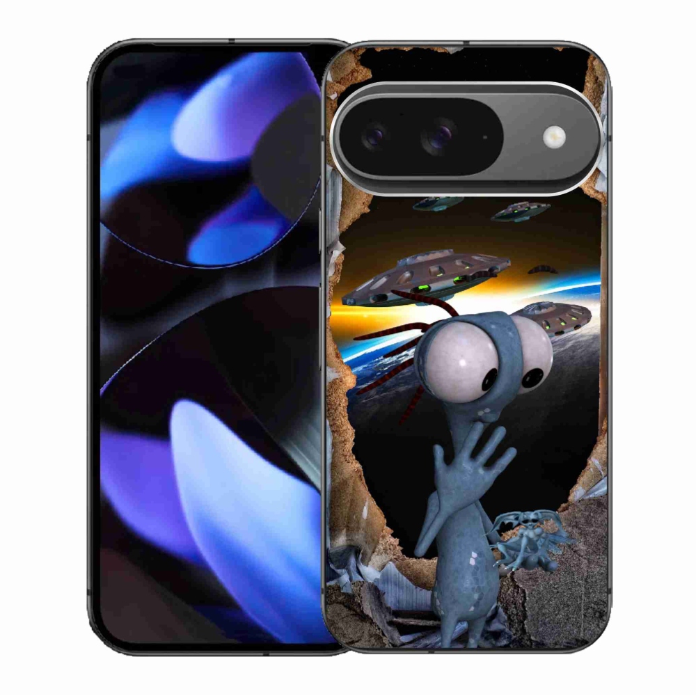 Gél védőburkolat mmCase a Google Pixel 9/9 Pro készülékhez - Alien