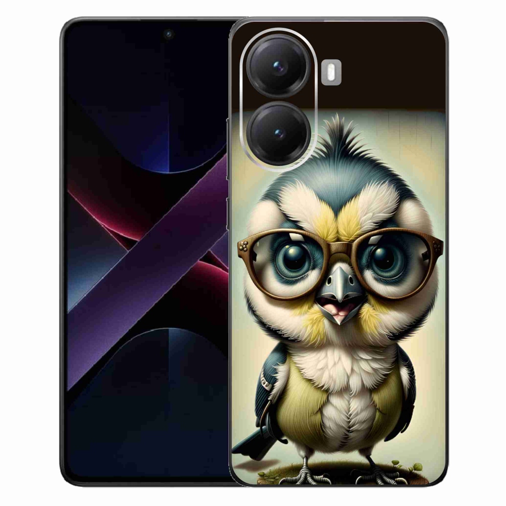 Gél borítás mmCase a Xiaomi Poco X7 Pro 5G - kölyök szemüveggel