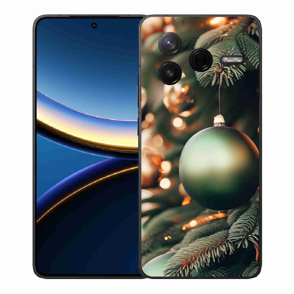 Gél borítás mmCase a Xiaomi Poco F7 Pro számára - karácsonyi dekorációk 1