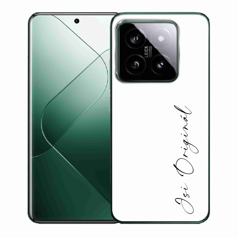 Gél borító mmCase a Xiaomi 14 - te vagy az eredeti fehér háttérrel