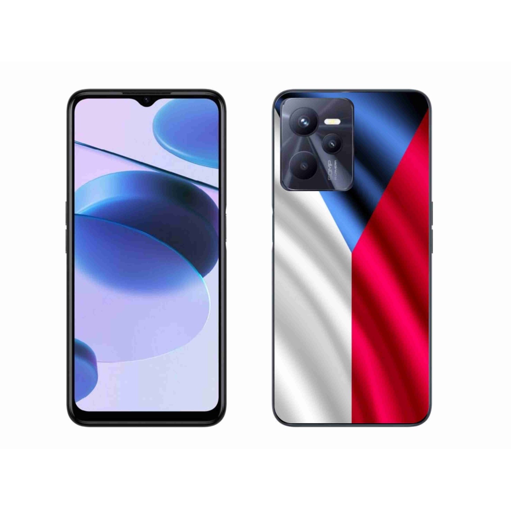 Zselés borító mmCase mobilhoz Realme C35 - cseh zászló