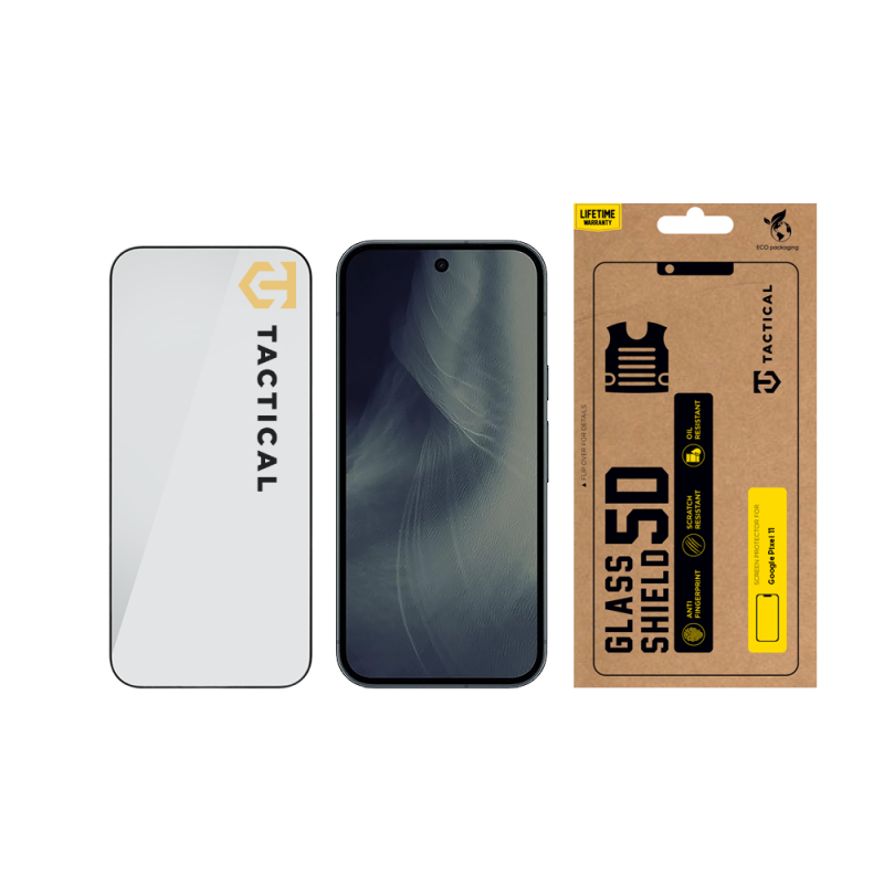 Tactical Glass Shield 5D üveg a Google Pixel 11-hez, fekete 