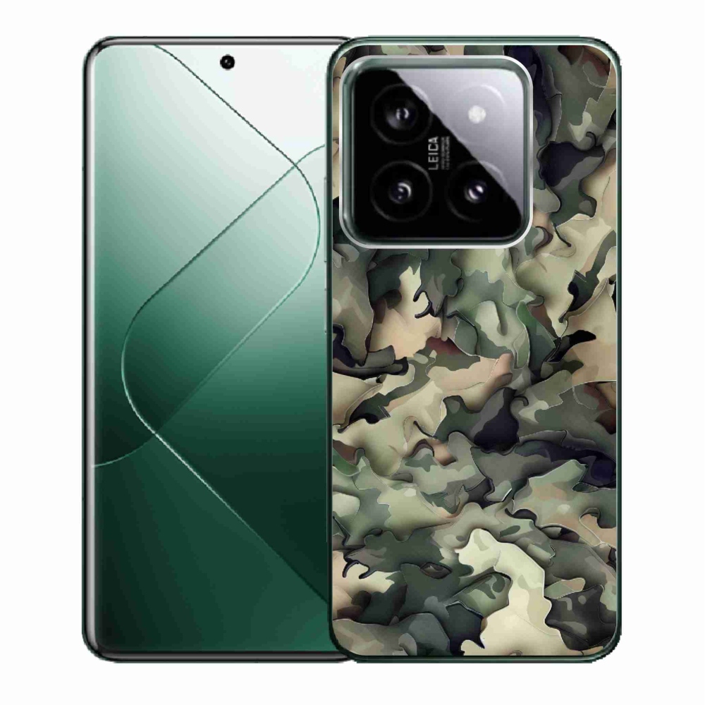 Gél borító mmCase a Xiaomi 14 - terepszínű minta 9