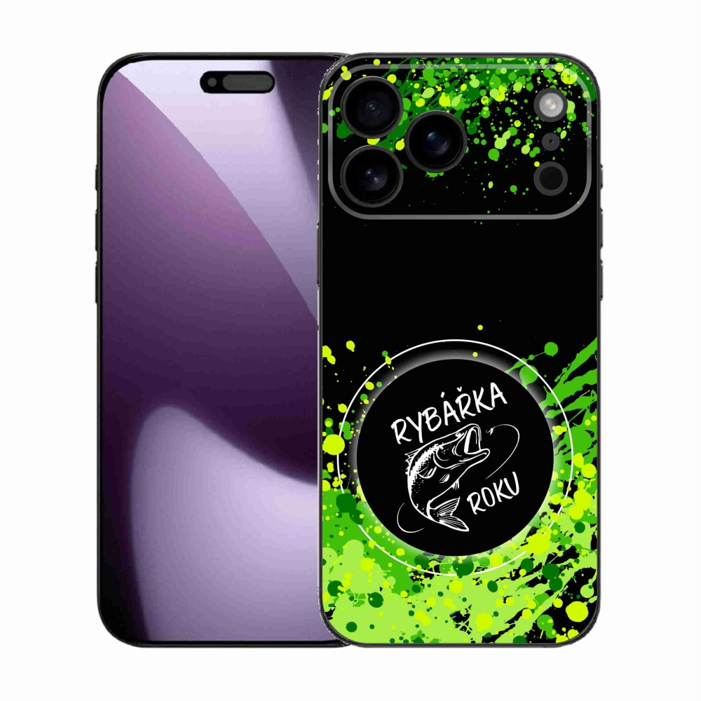 Gél borítás mmCase iPhone 17 Pro Max készülékhez - Az év halászának fekete háttere
