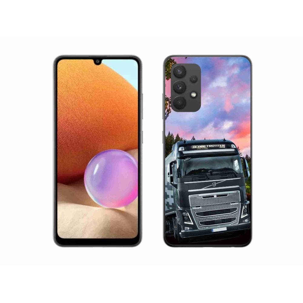 Gél borítás mmCase Samsung Galaxy A32 4G - teherautó 2