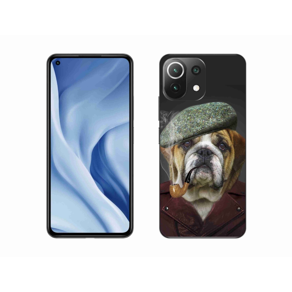 Gél borítás mmCase a Xiaomi Mi 11 Lite 4G/5G - kutya csővel