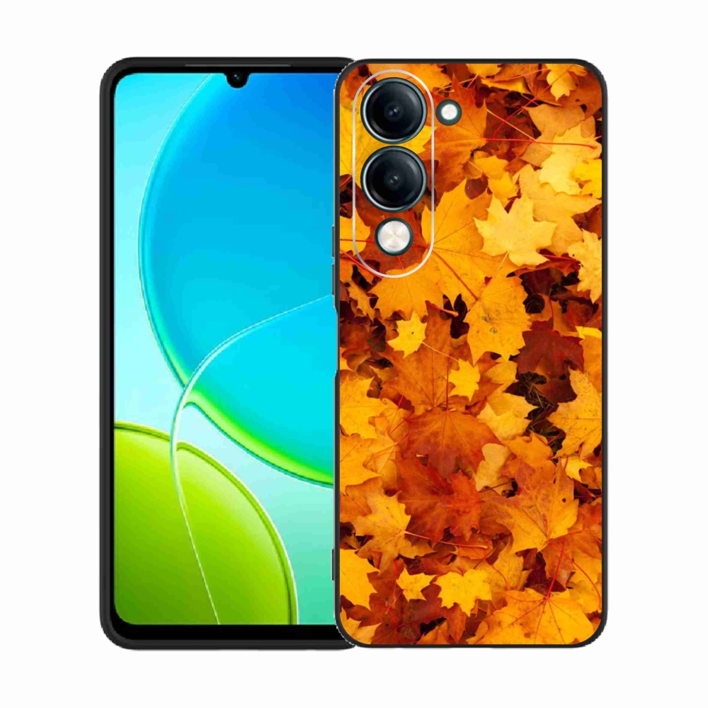 Gél borító mmCase a Vivo Y29s 5G-hez - juharlevelek