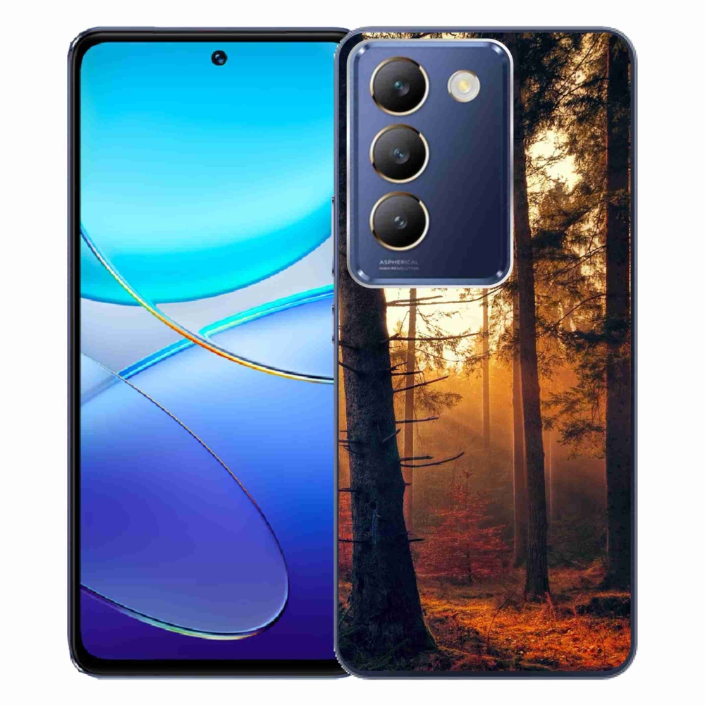 Gél tok mmCase a Vivo V40 SE 4G/5G készülékhez - erdő