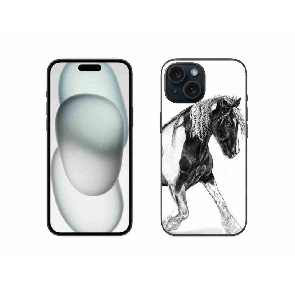 Zselés borítás mmCase iPhone 15 - lóhoz