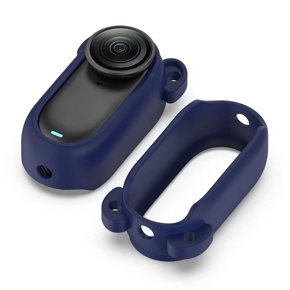 Szilikon védőtok Insta360 GO 3 / GO 3S készülékhez - sötétkék