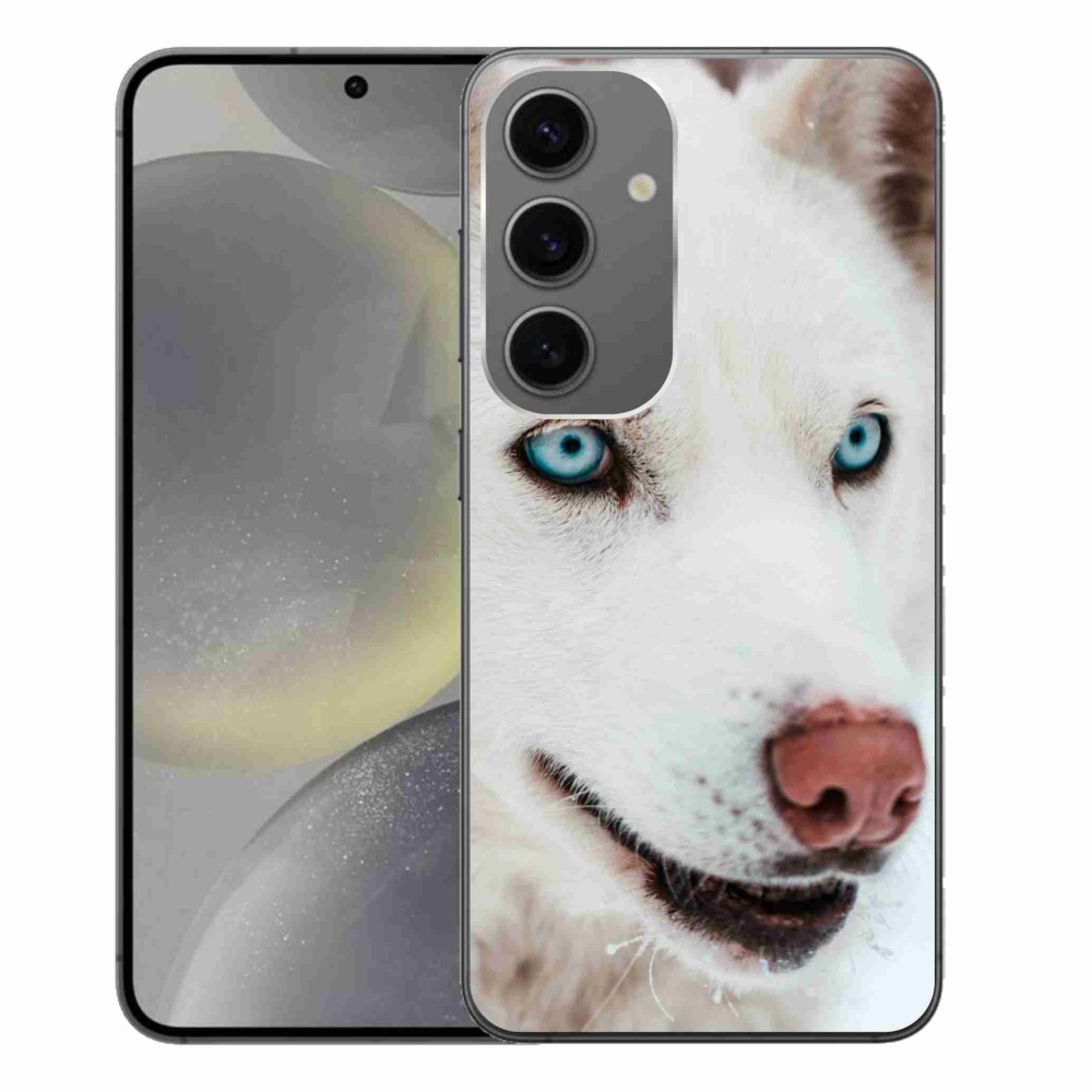 Gél tok mmCase a Samsung Galaxy S24+ készülékhez - kutyaszemmel nézve