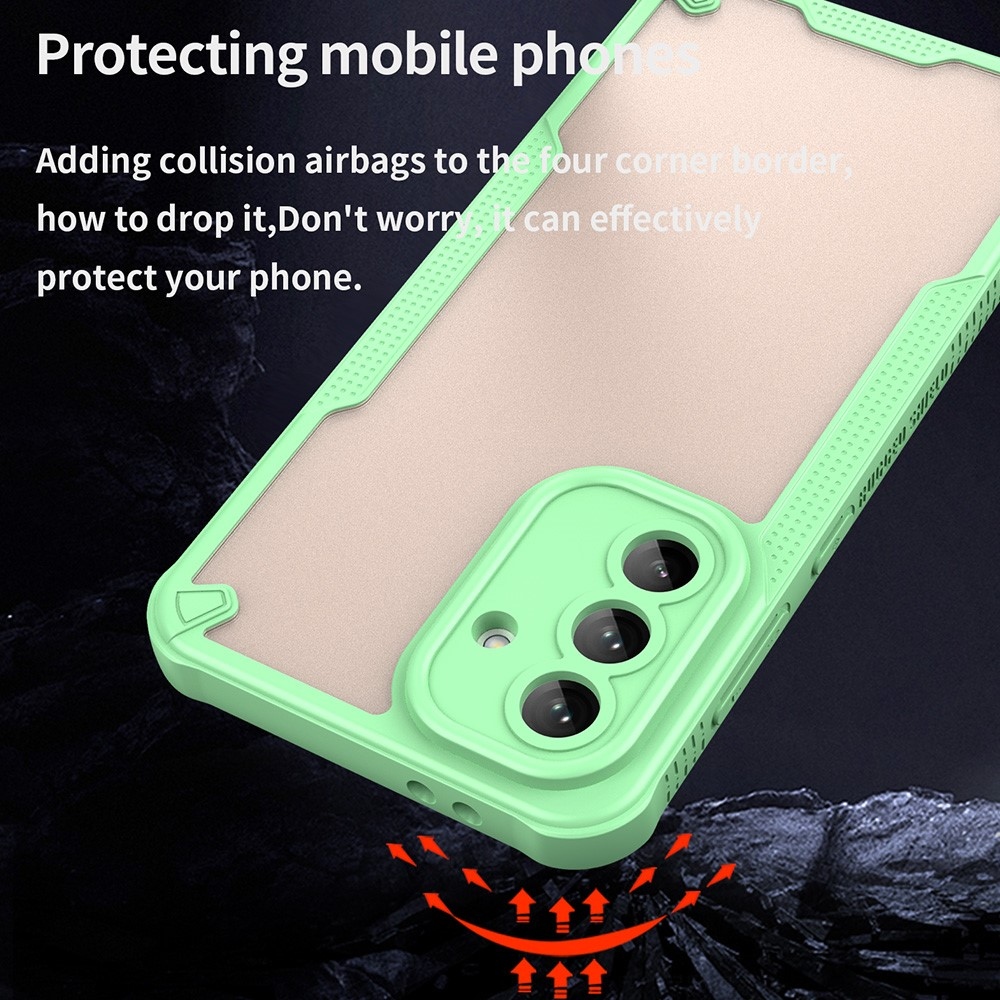 Fagyasztott tartós borítás Samsung Galaxy A56 5G készülékhez - zöld