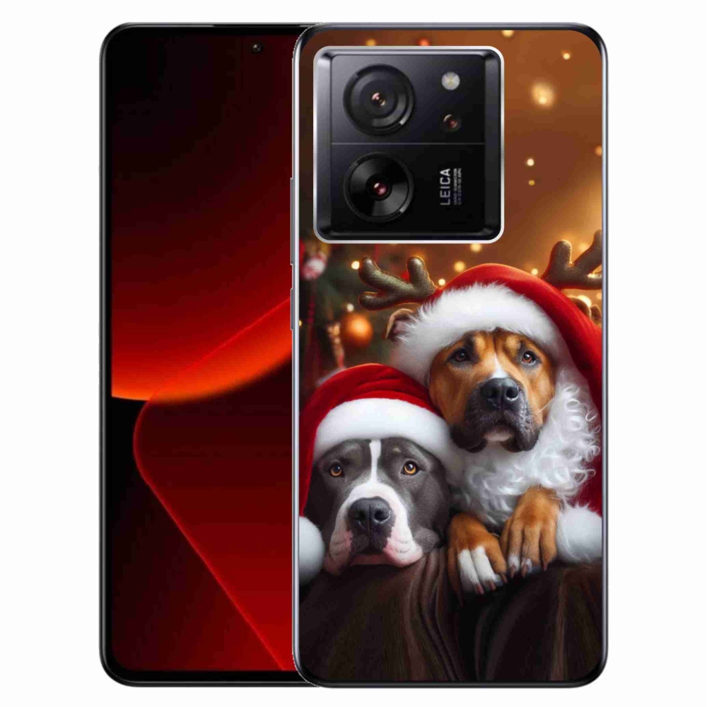 Gél borítás mmCase a Xiaomi 13T/13T Pro számára - Karácsonyi kutyák