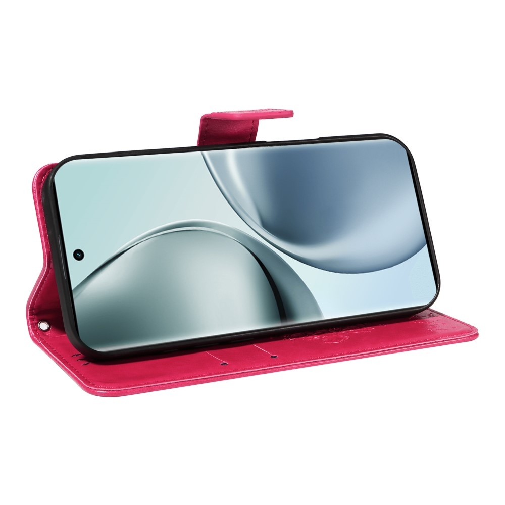 Fák könyvtáska a Realme 14 Pro 5G számára - rózsaszínű