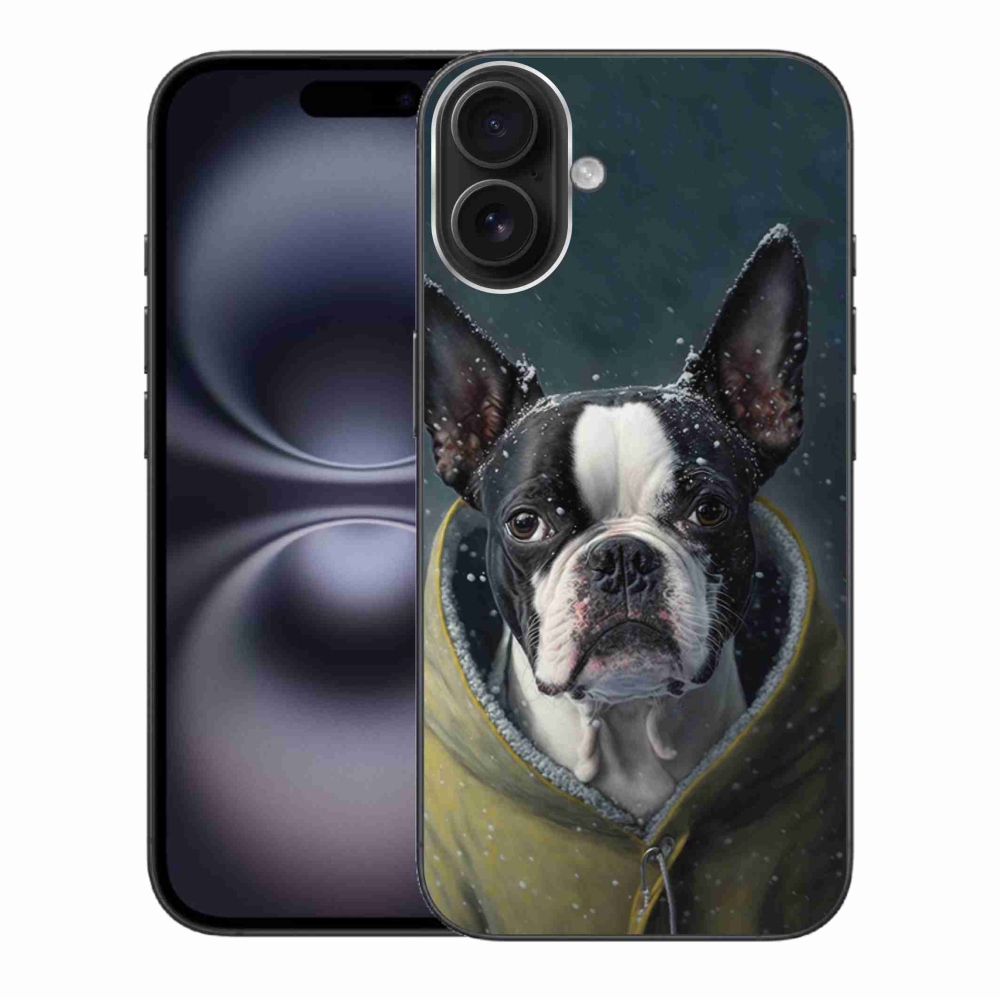 Zselés borítás mmCase iPhone 16 Plus készülékhez - bulldog