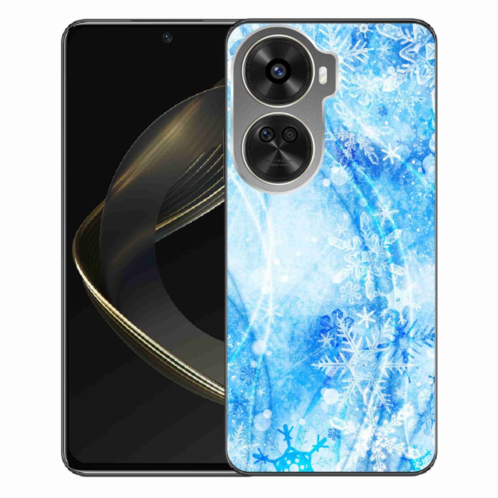 Gél borítás mmCase a Huawei Nova 12 SE számára - hópelyhek