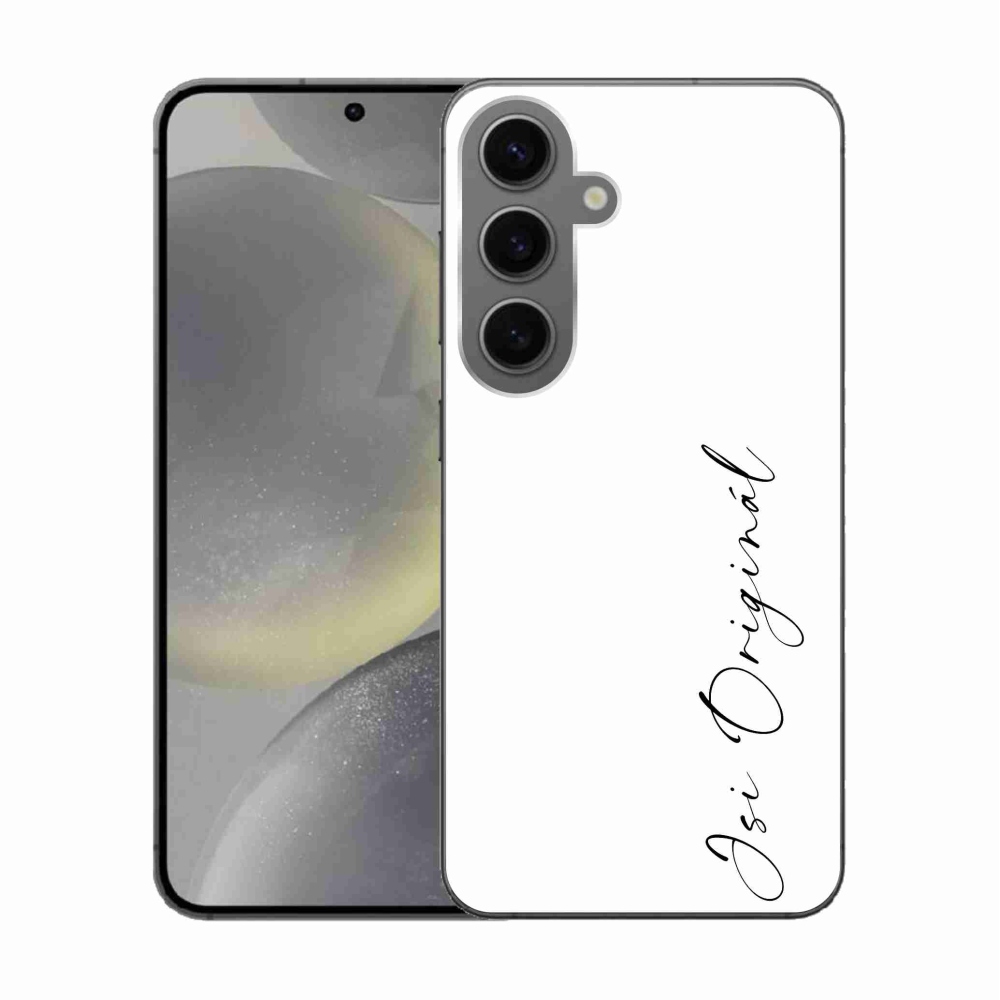 Gél borító mmCase Samsung Galaxy S24 - te vagy az eredeti fehér háttérrel