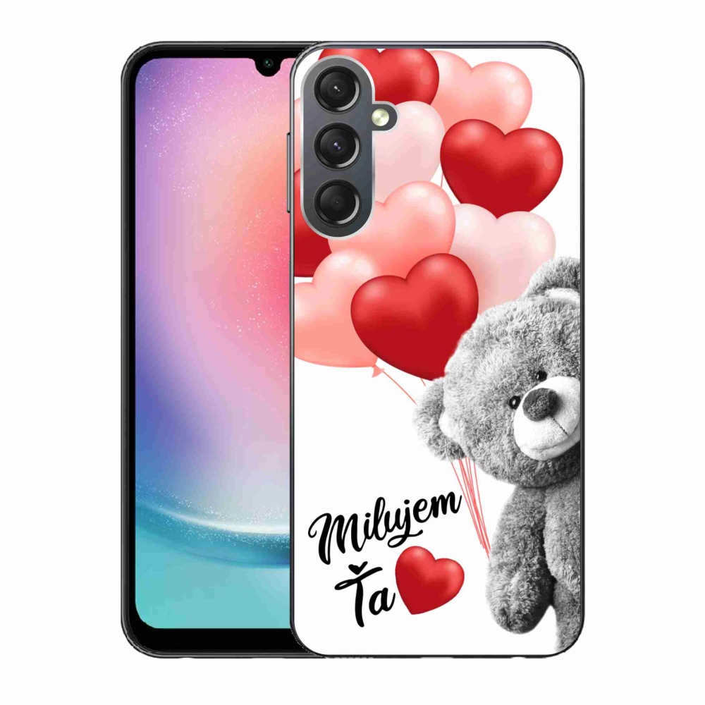 Gél tok mmCase a Samsung Galaxy A24 készülékhez - I love you en