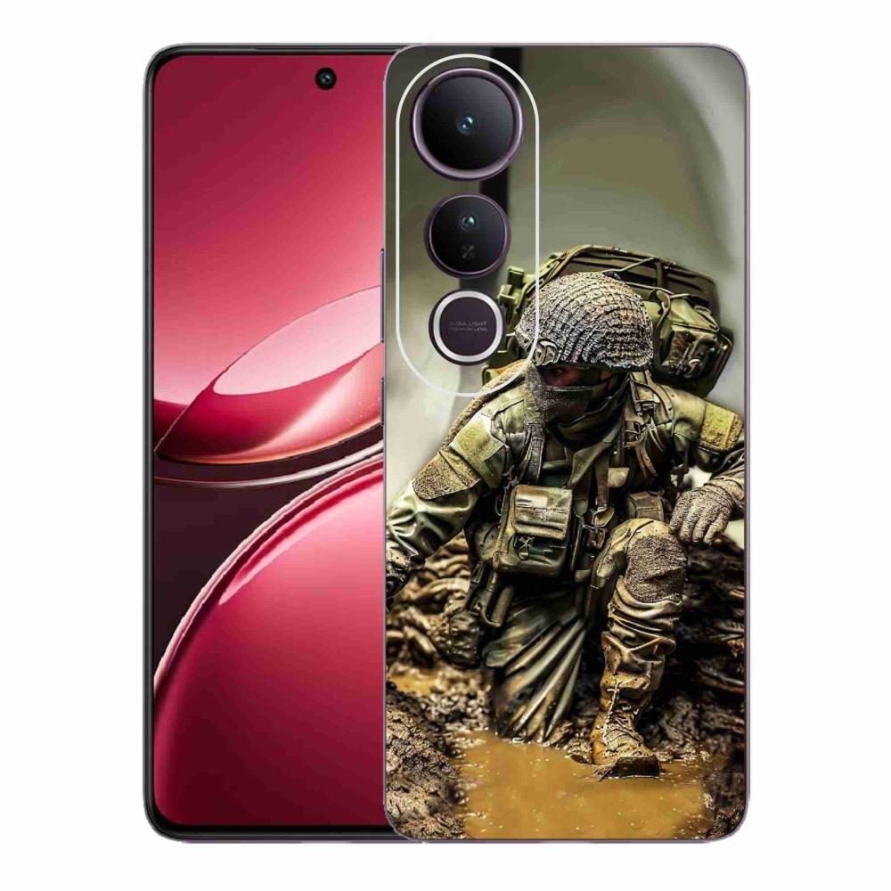 Gél borítás mmCase a Vivo V50 Lite 4G/5G-n - katona